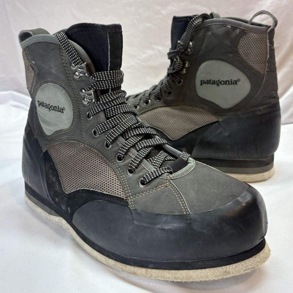 Patagonia River Salt Wading Boots Felt Sole Fly Fishing Men US 12 79181 Vintage